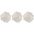 Fondant White Rose 1.5"