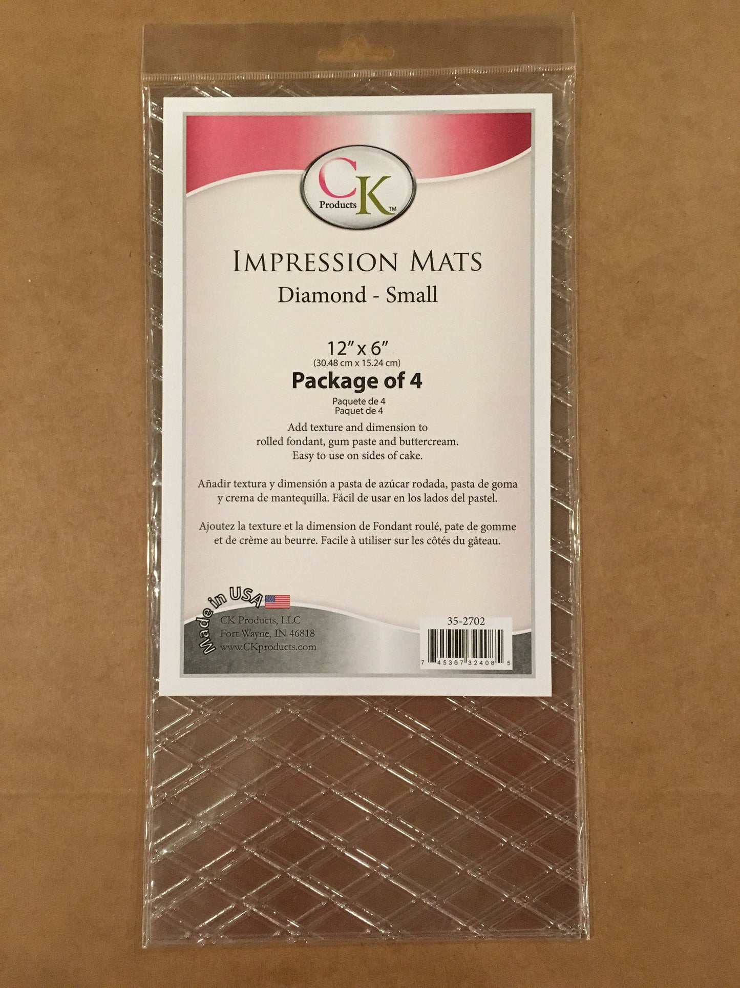 CK Impression mats diamond small