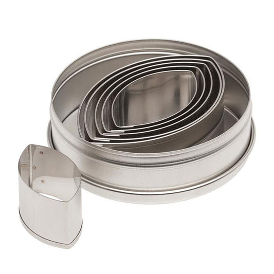 Plain Football 6pc Cutter Set
