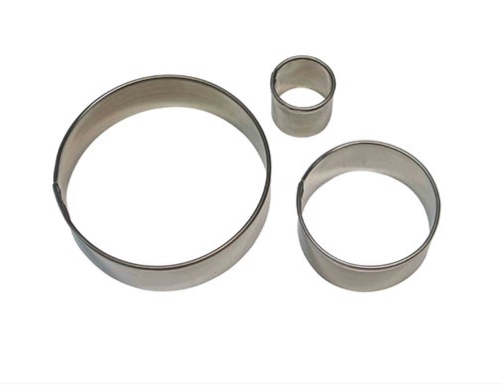 Round Cutter Set of Stainless Steel Fondant Cutter