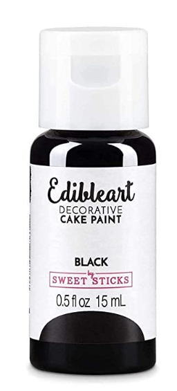 Edibleart Decorative cake paint Black
