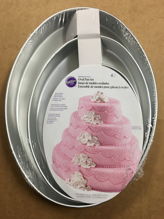Oval pan set