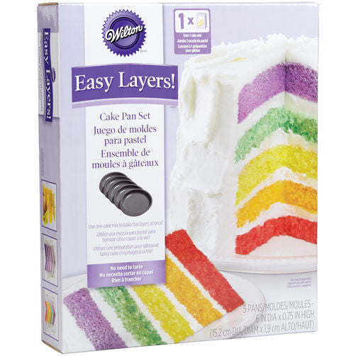 6" Cake Pan Set 5pc