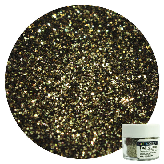 Celebakes Antique Gold Techno Glitter, 5g