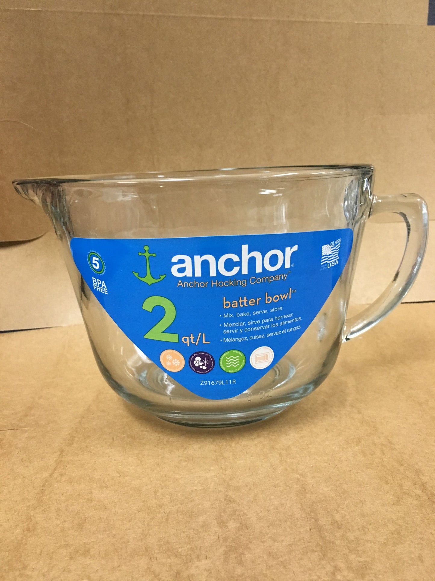 Anchor batter bowl