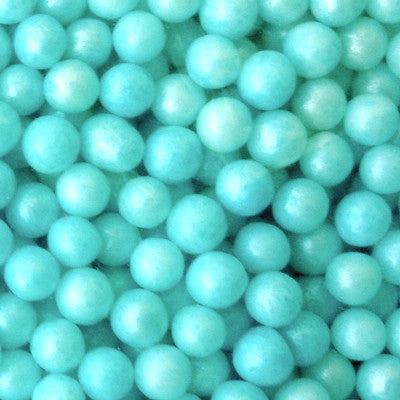 Blue Pearlized Sugar Pearls