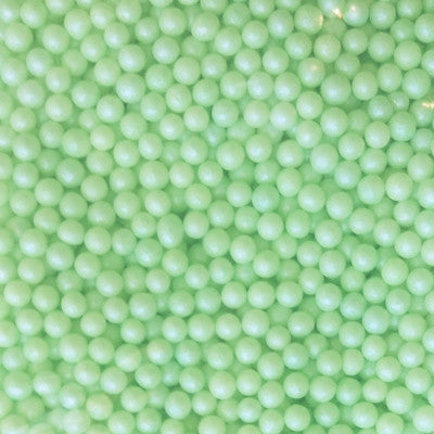 Green Pearlized Sugar Pearls