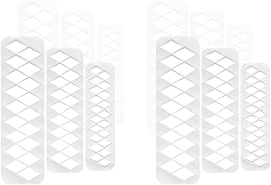 Diamond Shape Grid 3 Cutter Pack