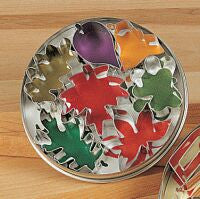 Assorted Leaf Cookie Cutter Set