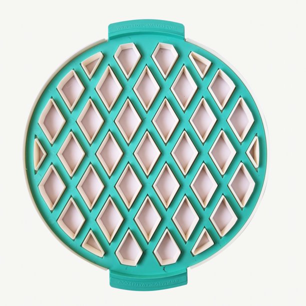 La Botica Makers, Lattice Pie Top Cutter, Decorative Diamond Shape
