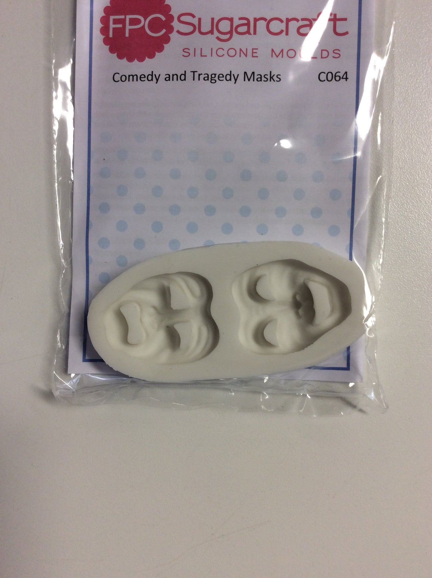 Comedy and Tragedy Masks Silicone Mold