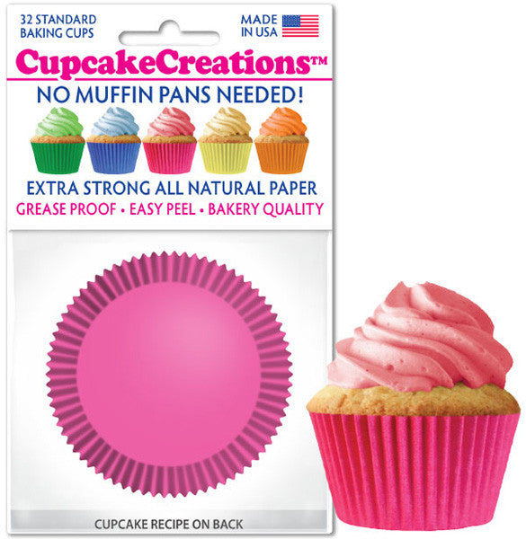 Pink Greaseproof Liner - Cupcake Creations