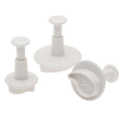 Curved Leaf Plunger Cutter - Set of Three