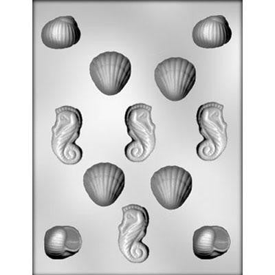 Shell Assortment 3D Chocolate Mold