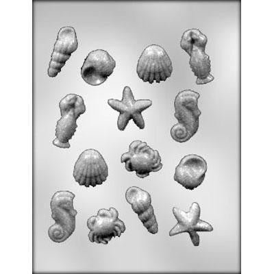 Sea Creatures Assortment Chocolate Mold