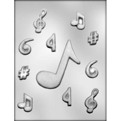 Music Note Assortment Chocolate Mold