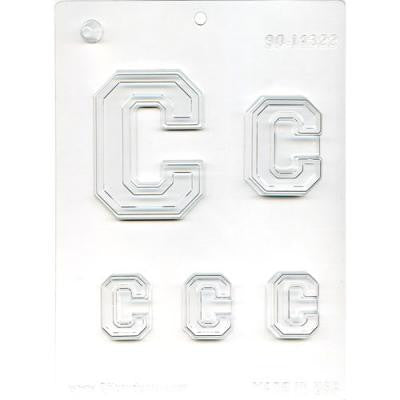 Collegiate Letter "C" Chocolate Mold