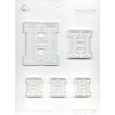Collegiate Letter "H" Chocolate Mold