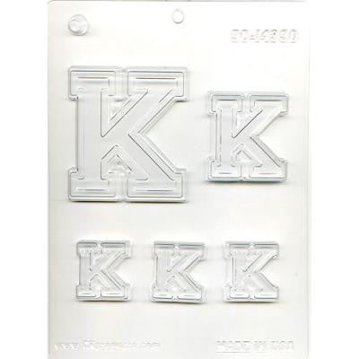Collegiate Letter "K" Chocolate Mold