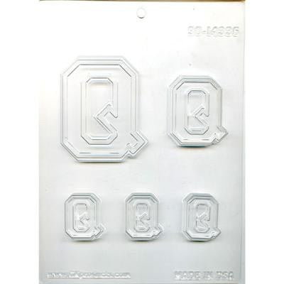 Collegiate Letter "Q" Chocolate Mold