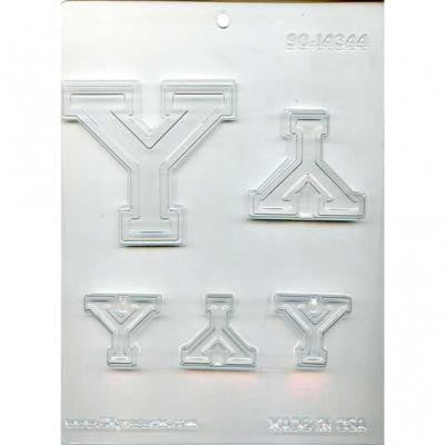 Collegiate Letter "Y" Chocolate Mold