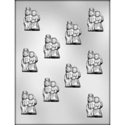 Bride & Groom 1 3/4" Chocolate Mold