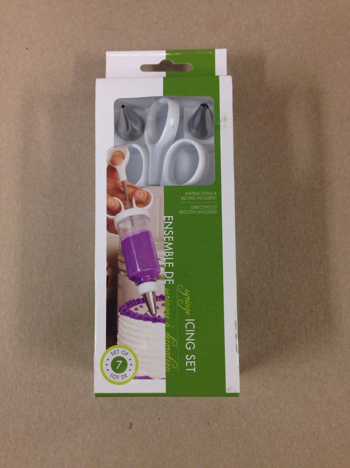 Syringe icing set