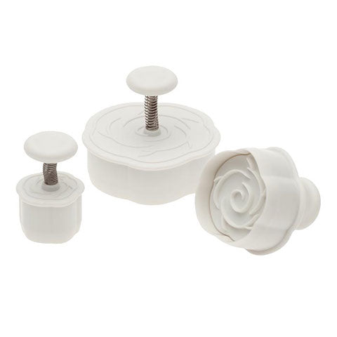 Rose Plunger Cutter - Set of Three