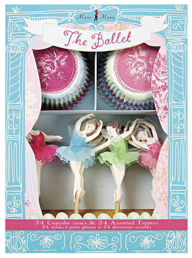 Meri Meri Kit Per Cupcake Pasquale - 24 Pirottini E 24 Decorazioni Floreali Per Dolci Festivi
