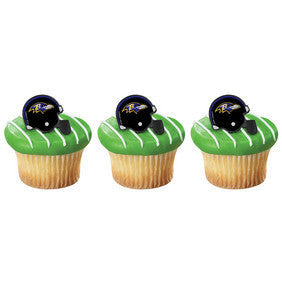 Baltimore Ravens Cupcake Rings