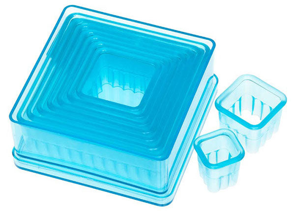 Square Fluted 7pc Thermoplastic Cutter Set