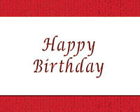 Happy Birthday Business Card Stencil