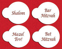 Jewish Greeting Cake Stencils