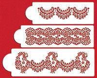 Alencon Lace Cake Stencil