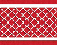 Solid Quatrefoil Stencil