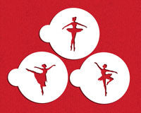 Ballerina Cookie Stencil Set