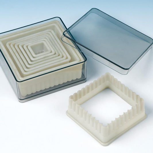 Nylon Cutter Set Fluted Square 9 pc set