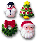 Christmas Charms Assortment Sugars