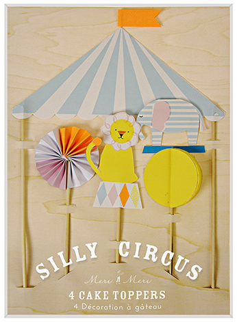 Meri Meri Silly Circus Cake Topper