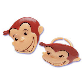 Curious George Cupcake Rings