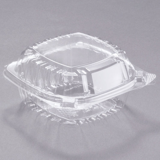 Dart Clear Seal Clear Hinged Lid Plastic Container