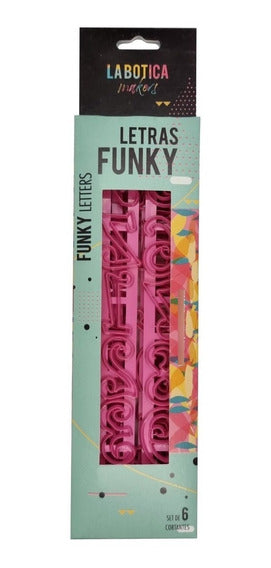 Funky Alphabet Cutter Abc & Nro - La Botica