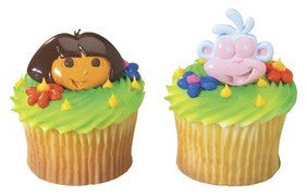 Dora the Explorer Dos Amigos  Cupcake Rings