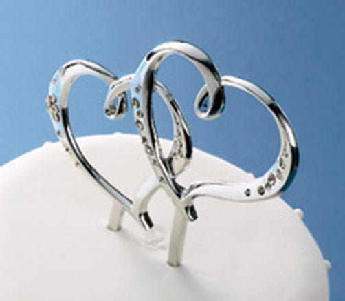 Double Heart Cake Pick