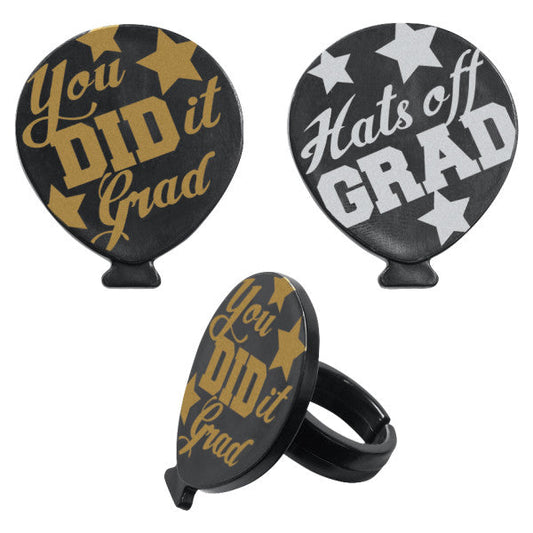 Graduation Balloon Rings