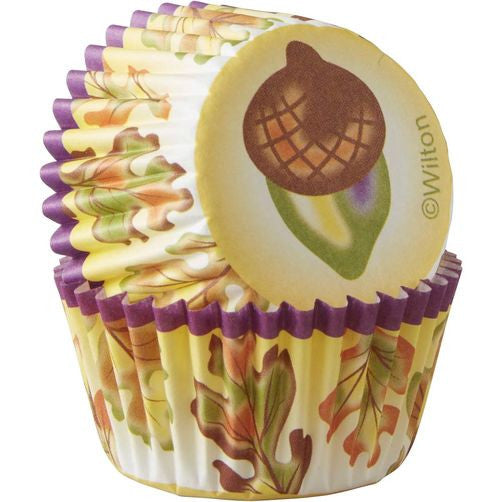 Fall Harvest Mini Cupcake Papers