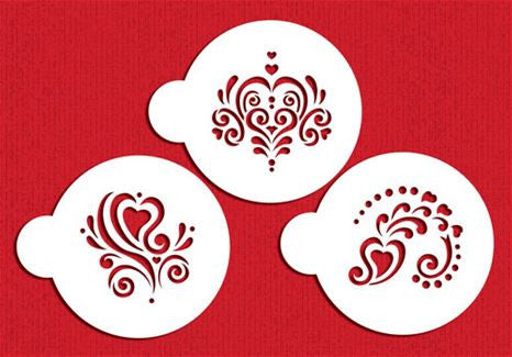 Amore Cookie Stencil Set