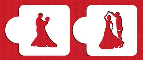 Dancing Couple Stencil Set