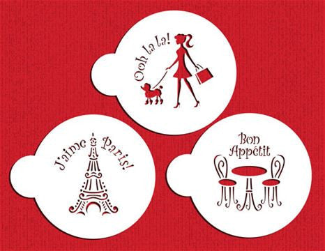I love Paris Cookie Stencil Set