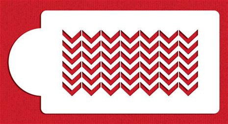 Chevron Cake Stencil Set